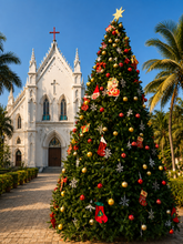 Load image into Gallery viewer, 20 feet imported ready-made Evergreen Traditional Spruce Christmas tree for hotel lobby and commercial Christmas decoration