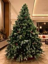 Load image into Gallery viewer, 8ft Imperial Fir artificial Christmas tree with mixed pine leaves for Christmas decoration in India