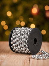 Load image into Gallery viewer, Premium large silver Christmas tree chain decoration