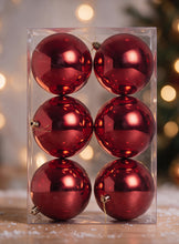 Load image into Gallery viewer, Red Christmas baubles available online in India