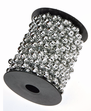 Load image into Gallery viewer, Metallic Silver Beaded Tree Chain Large