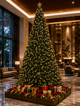 Load image into Gallery viewer, 20 feet Christmas tree installed at a hotel in Bangalore
