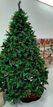 Load image into Gallery viewer, 7ft Greekwood Spruce artificial Christmas tree with lush branches
