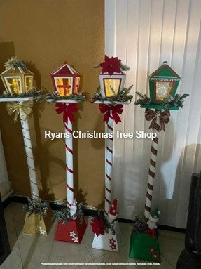 Sustainable Christmas Lamp Decor -4ft
