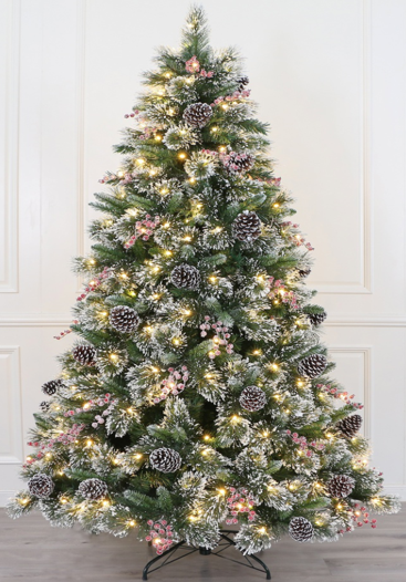 Buy pre-lit Christmas tree online in India with warm white LED lights