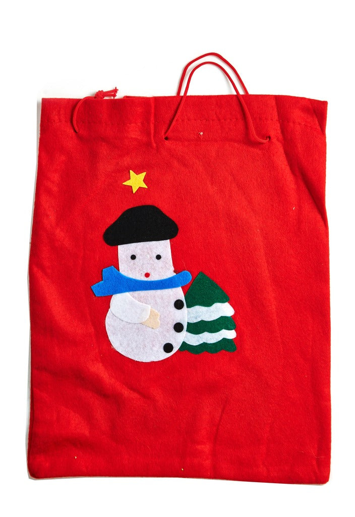 BUY CHRISTMAS SANTA BAG  - RICH RED CHRISTMAS BAG ONLINE INDIA