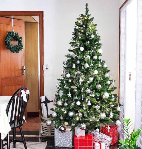 Buy 8ft Evergreen Traditional Spruce Artificial Christmas Trees Online in India