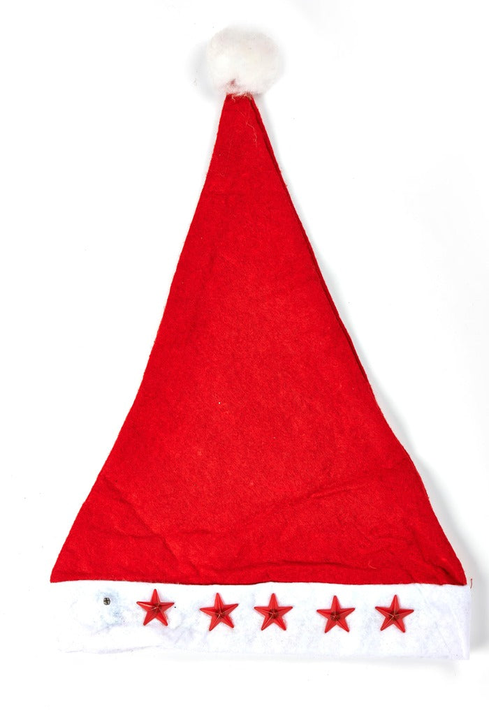 BUY SANTA CHRISTMAS CAP with Light .