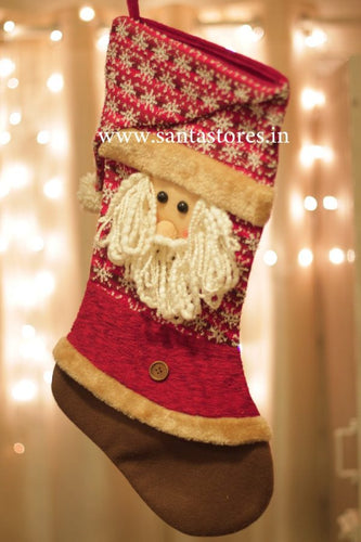 buy-Snowfair-Classic-Christmas-Santa-Stocking-online-india
