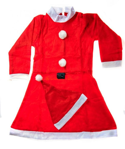 buy Christmas Santa dress 10-13 yrs girl frock costume online india