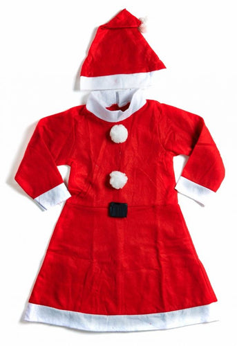 buy Christmas Santa dress 4-6 yrs girl frock costume online india